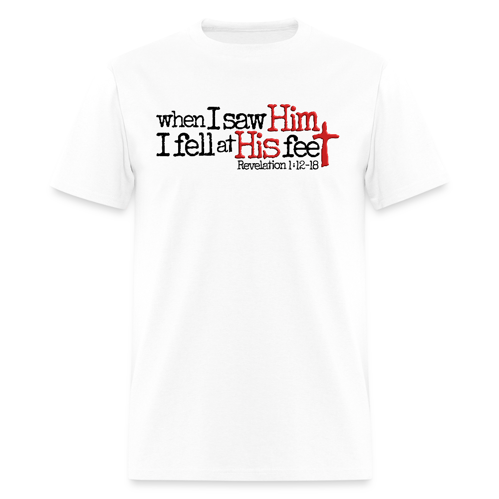 I Fell at His Feet - white