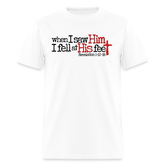 I Fell at His Feet - white