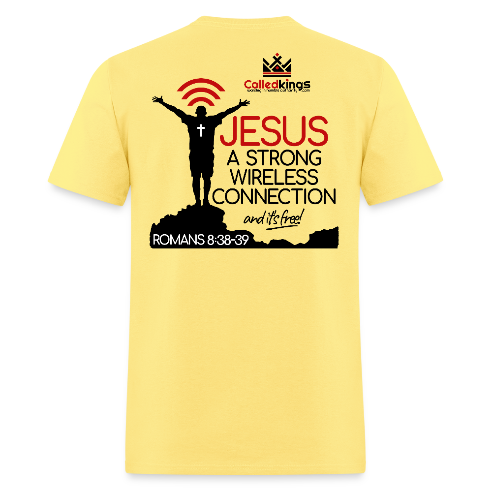 Jesus Strong Wireless Connection - cornsilk