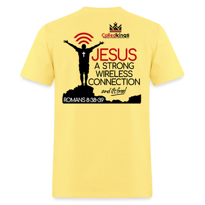 Jesus Strong Wireless Connection - cornsilk