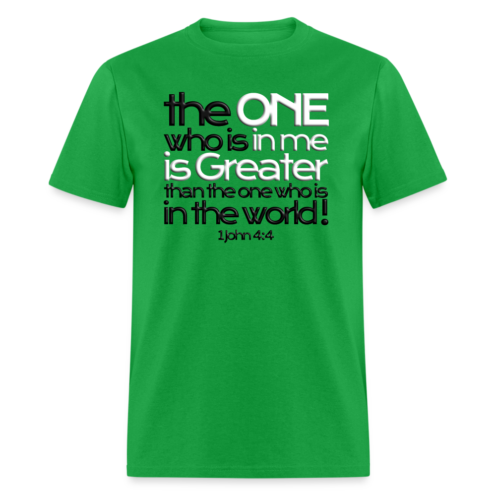One In Me Is Greater - bright green