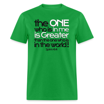 One In Me Is Greater - bright green