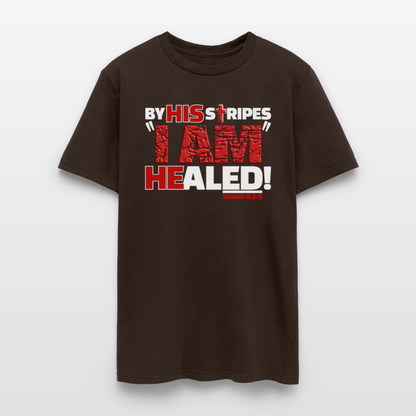 By His Stripes I Am Healed - brown