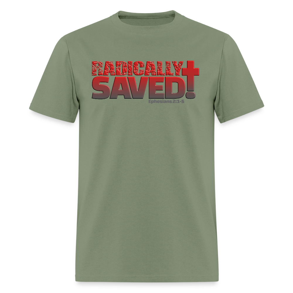 Radically Saved - military green