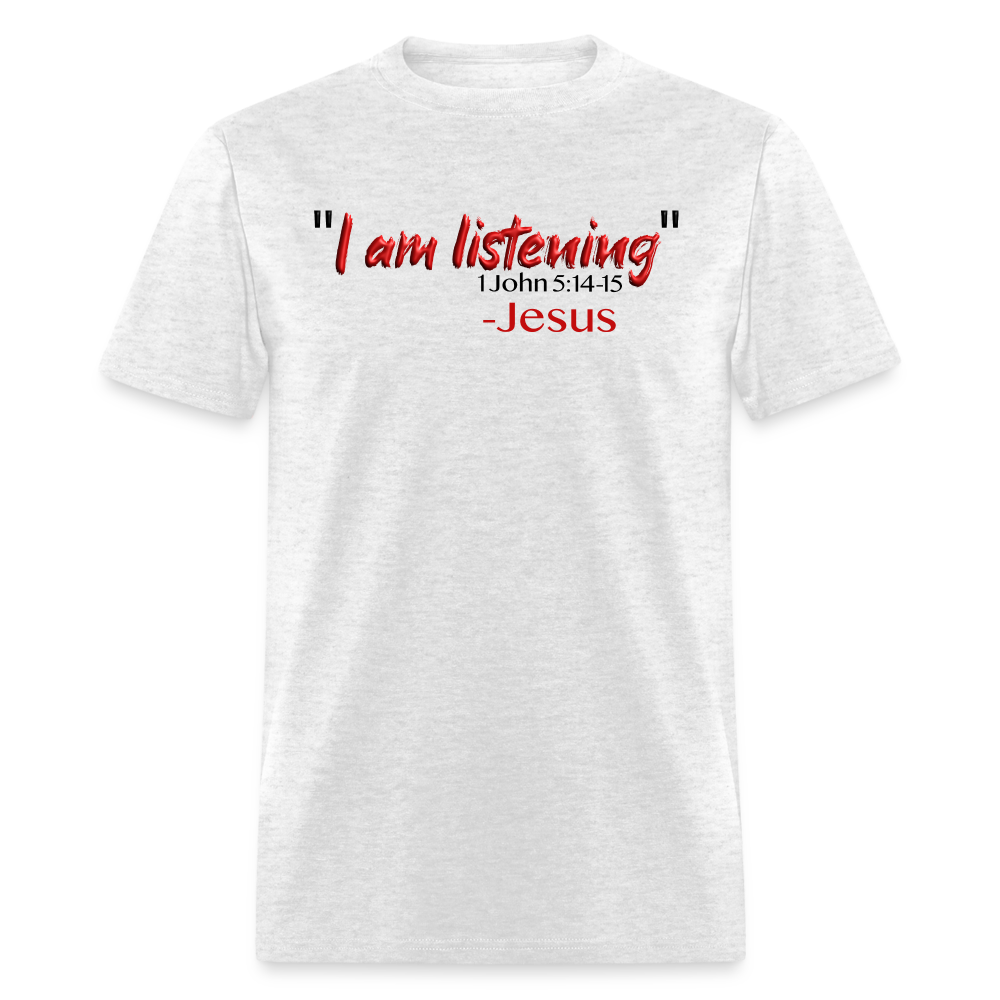 I Am Listening - light heather gray