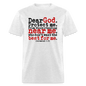 Dear God Protect Me - light heather gray