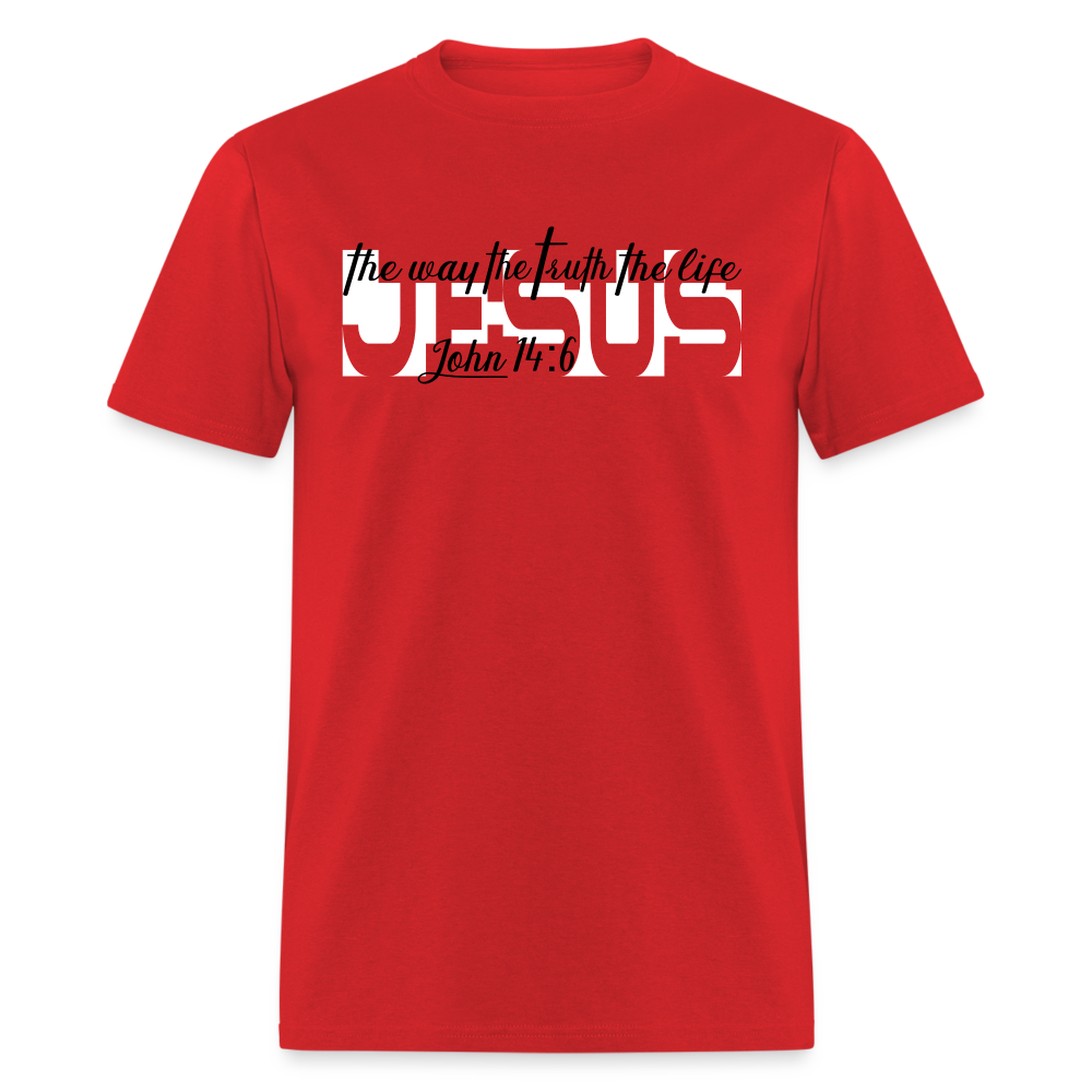 Jesus the Way Truth Life - red