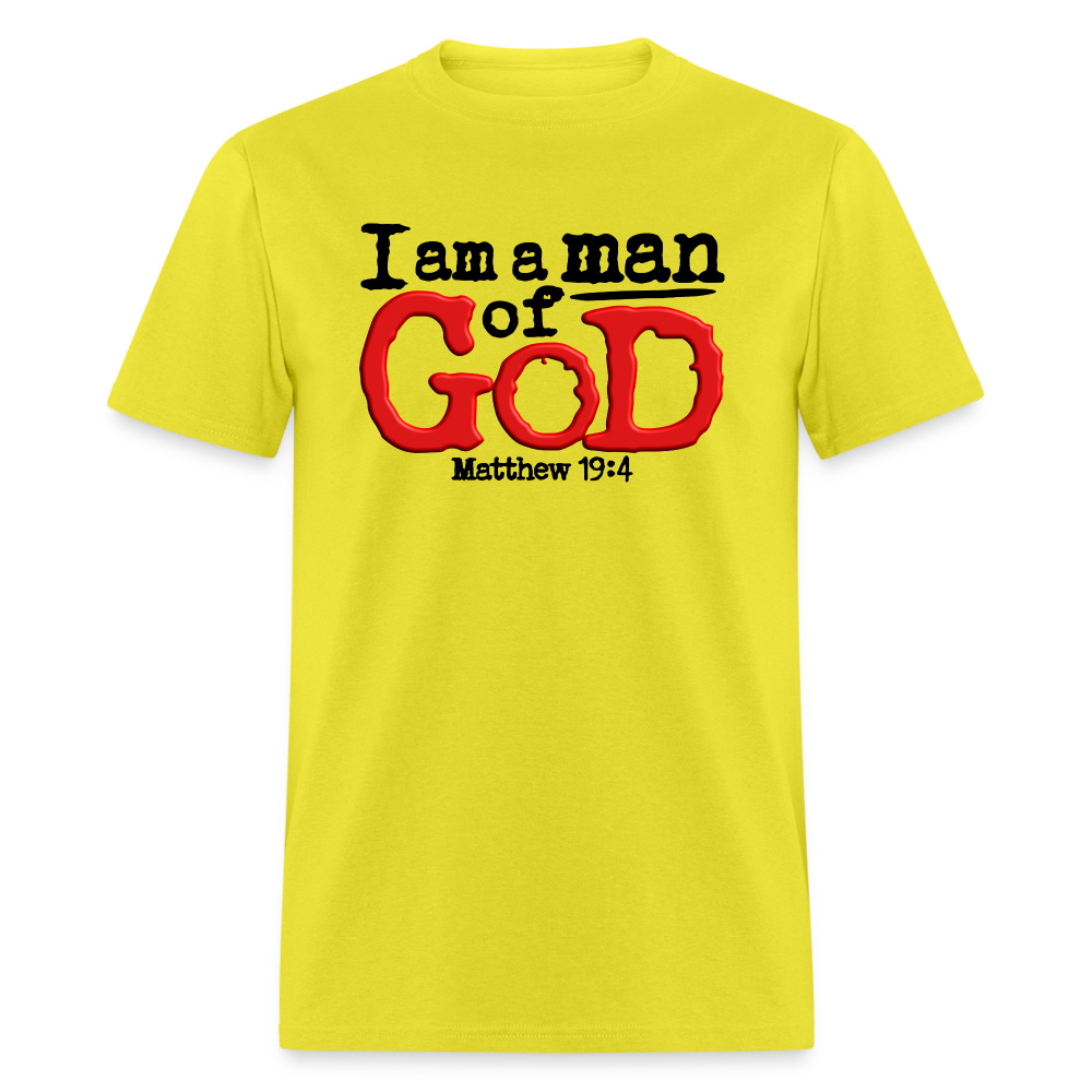 I Am a Man of God - yellow