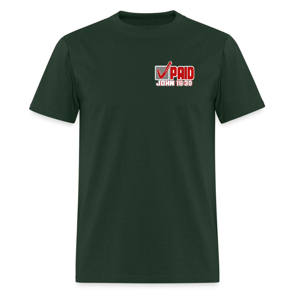 Debt Paid in Full - forest green
