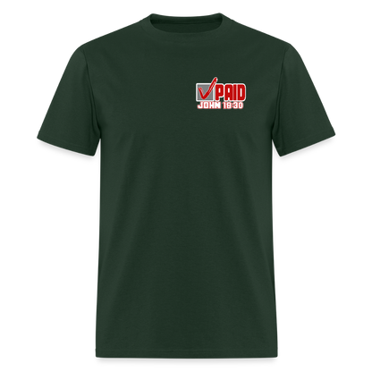 Debt Paid in Full - forest green