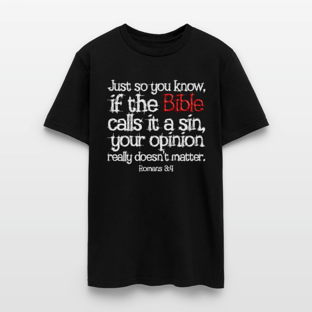 If the Bible Calls it a Sin - black