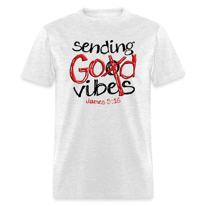 Sending God Vibes - light heather gray