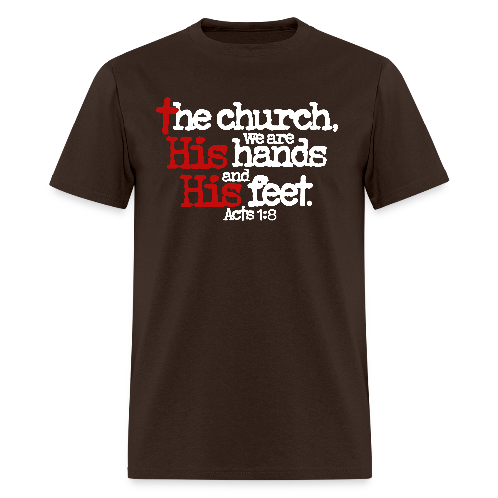 Church His Hands His Feet - brown