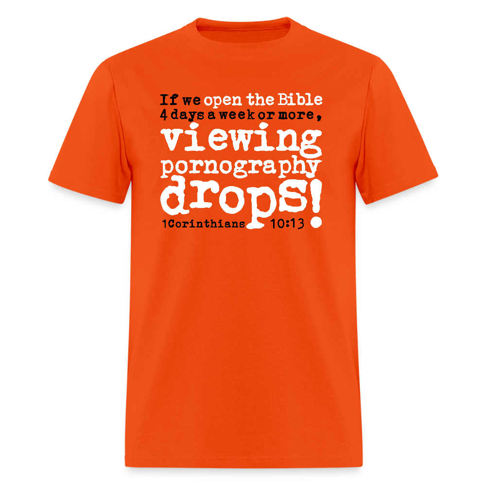 Open Bible Viewing Porn Drops - orange