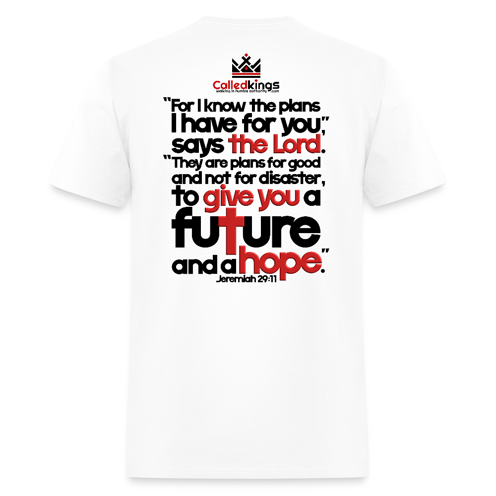 He Knows Expect Victory - white