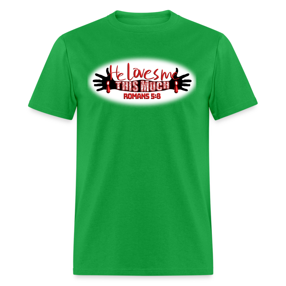 He Loves Me This Much - bright green