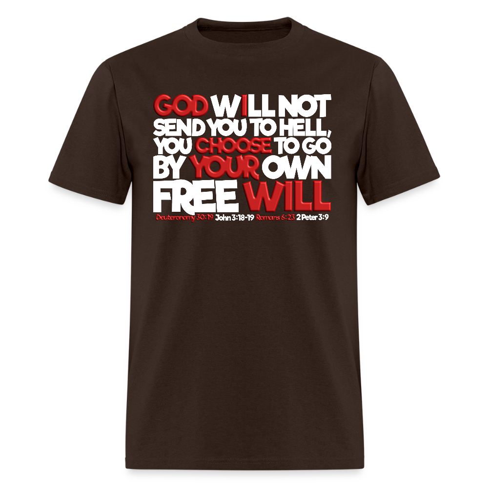God Will Not Send You To Hell - brown