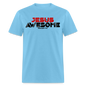 Jesus is Awesome - aquatic blue