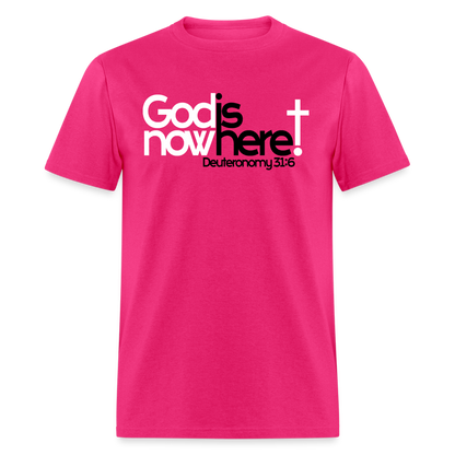 God Is Now Here - fuchsia