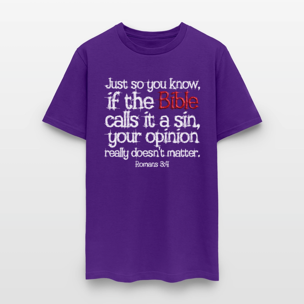 If the Bible Calls it a Sin - purple