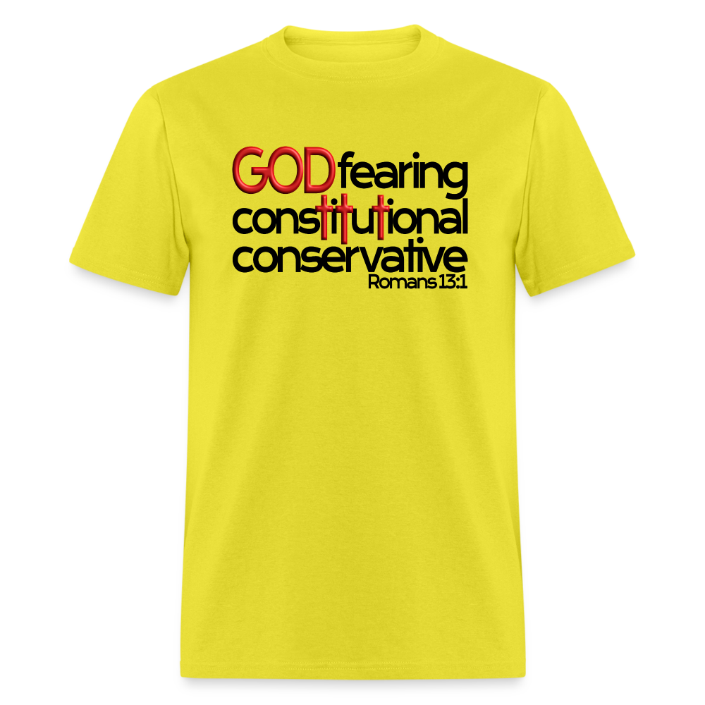 God Fearing Constitutional Conservative - yellow