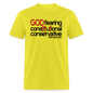 God Fearing Constitutional Conservative - yellow