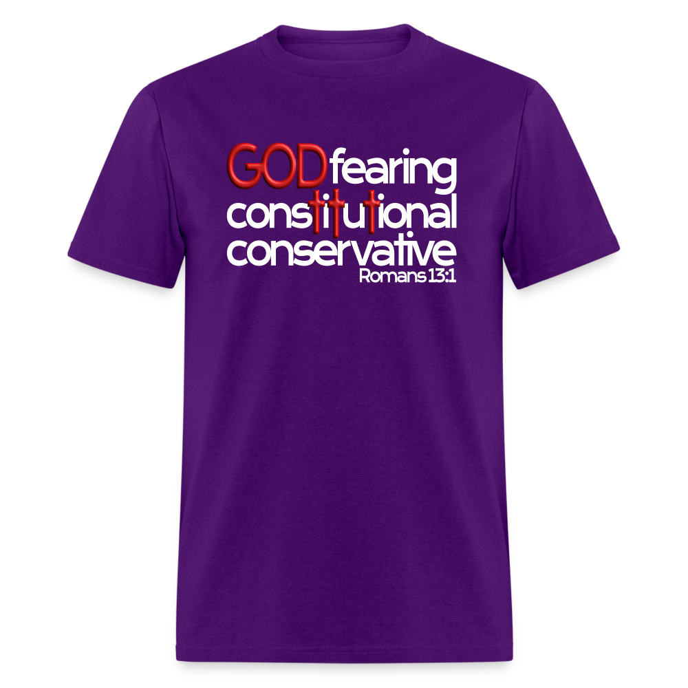 God Fearing Constitutional Conservative - purple