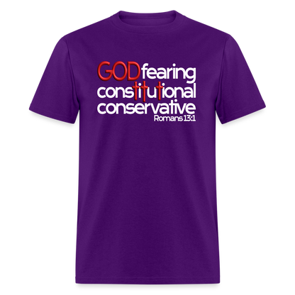 God Fearing Constitutional Conservative - purple