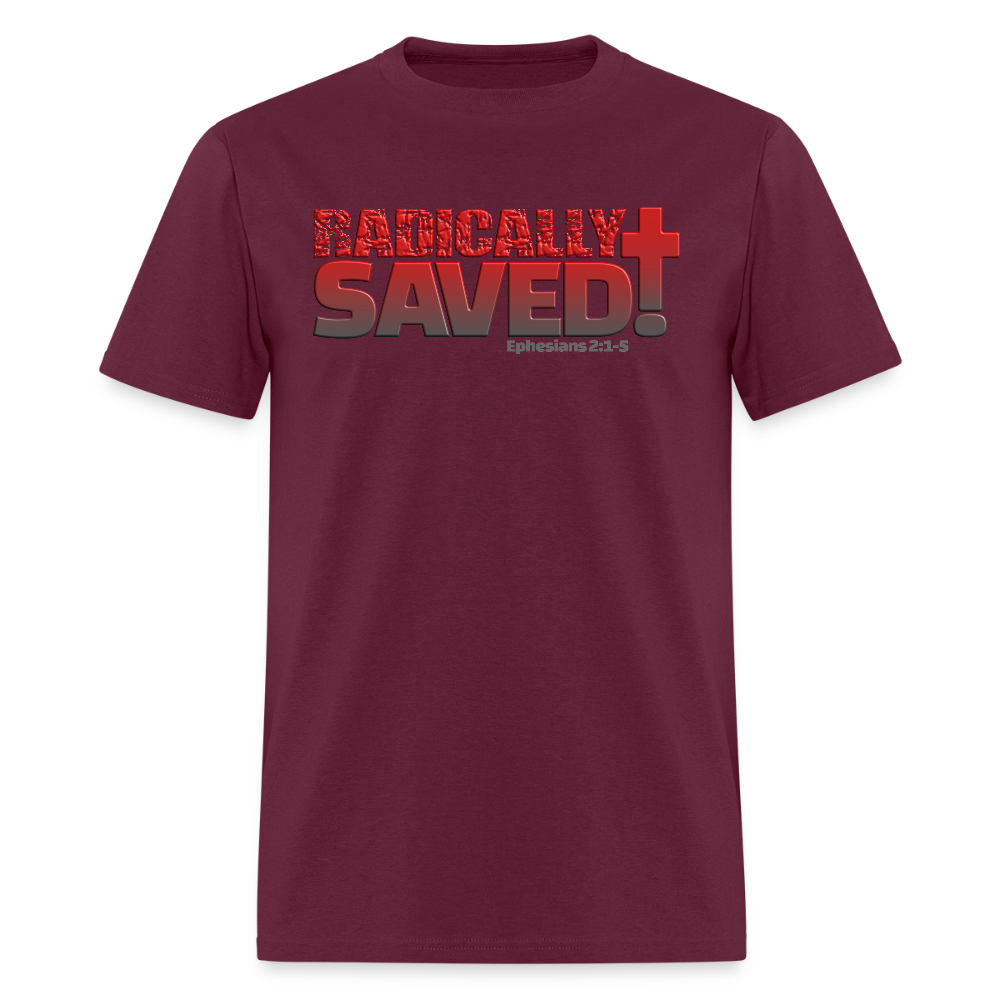 Radically Saved - burgundy