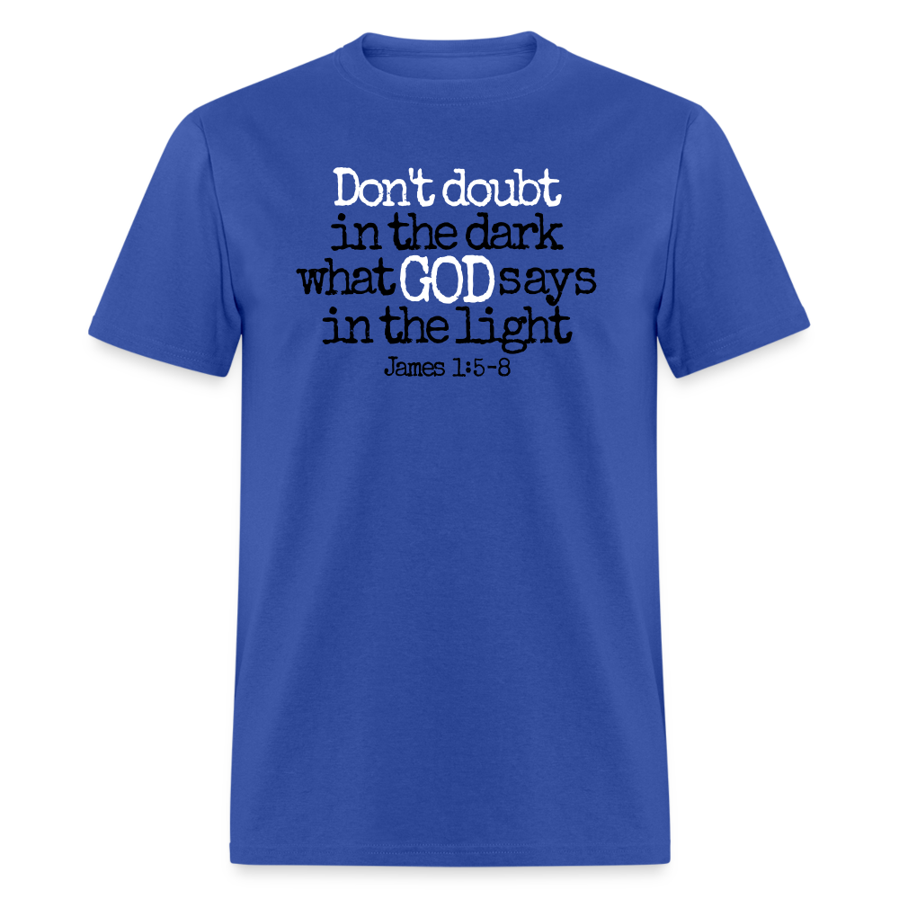 Don't Doubt God - royal blue