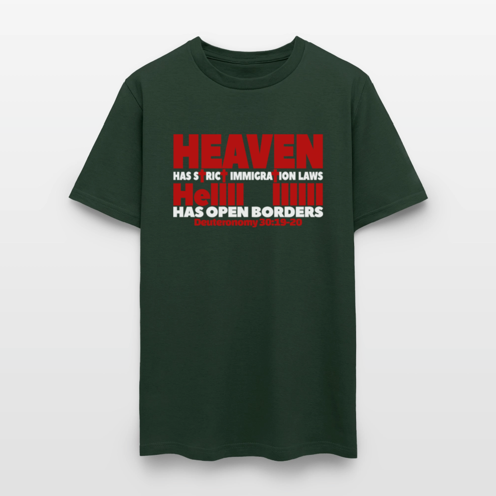 Heaven Has Strict Immigration Laws - forest green