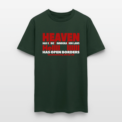 Heaven Has Strict Immigration Laws - forest green