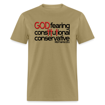 God Fearing Constitutional Conservative - khaki