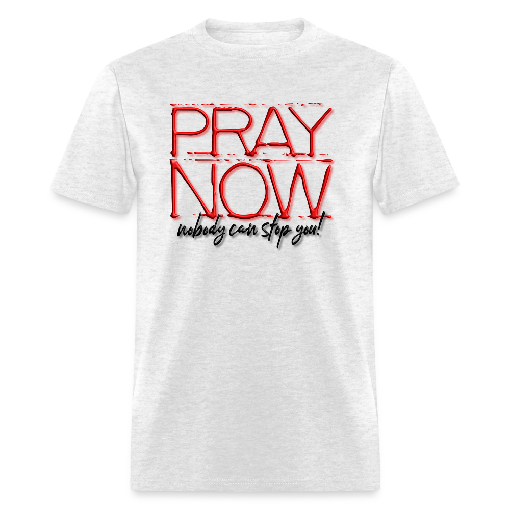 Pray Now - light heather gray