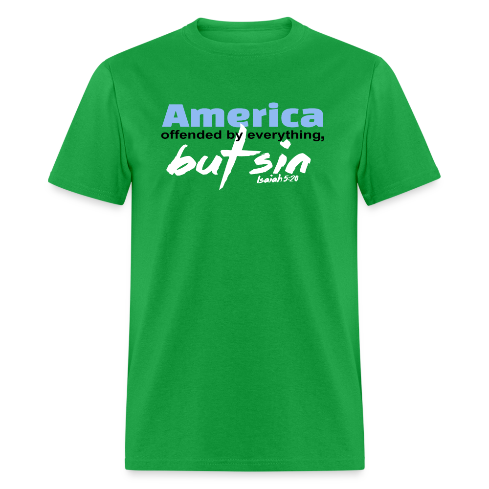 America Offended by Everything But Sin - bright green