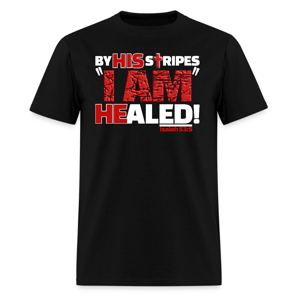 By His Stripes I Am Healed - black