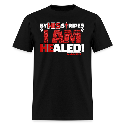 By His Stripes I Am Healed - black