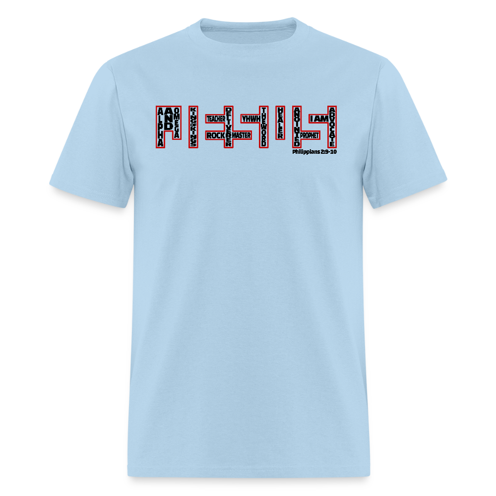 Jesus Name - powder blue