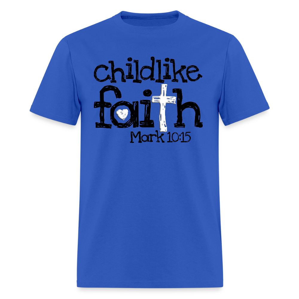 Childlike Faith - royal blue