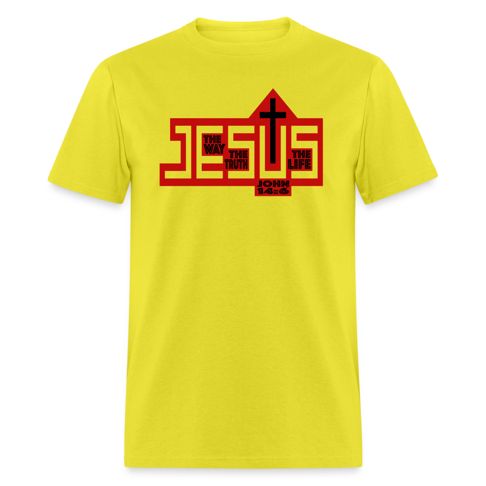 Jesus The Way Truth Life - yellow