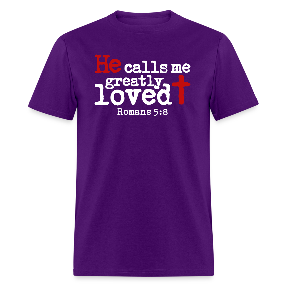 He Calls Me Greatly Loved - purple