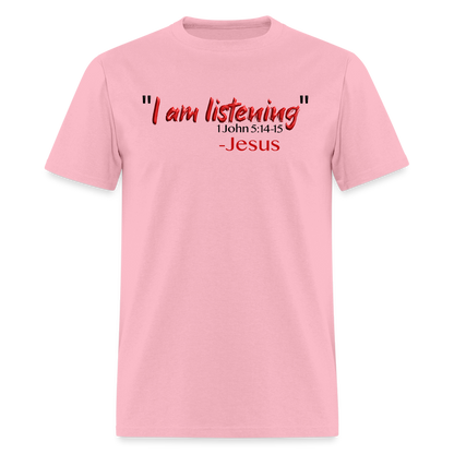 I Am Listening - pink