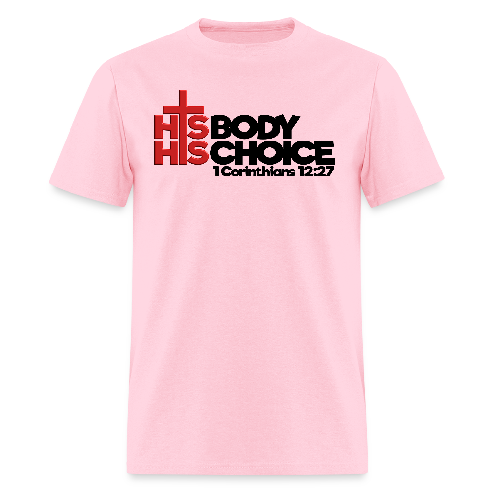 His Body His Choice - pink