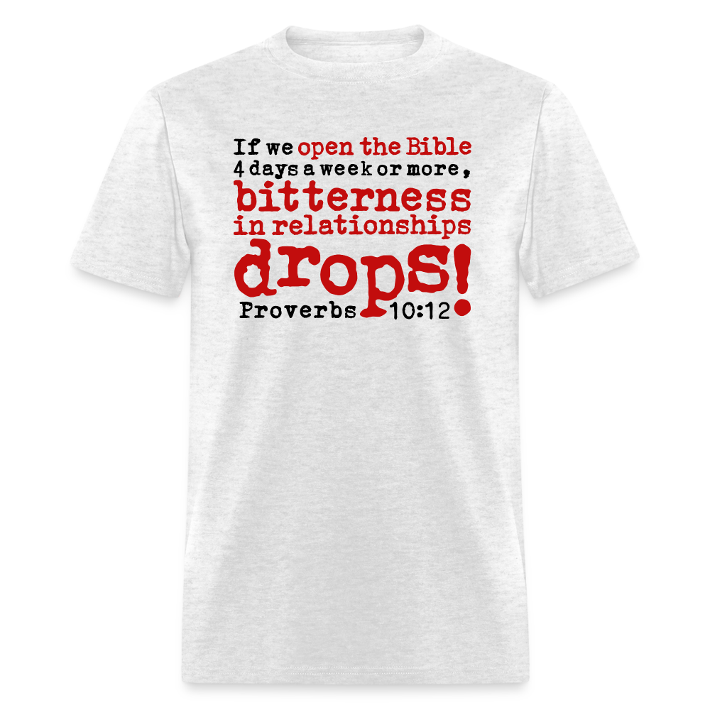 Open Bible Bitterness Drops - light heather gray