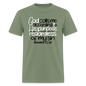 God Calls Me Regardless of My Sin - military green
