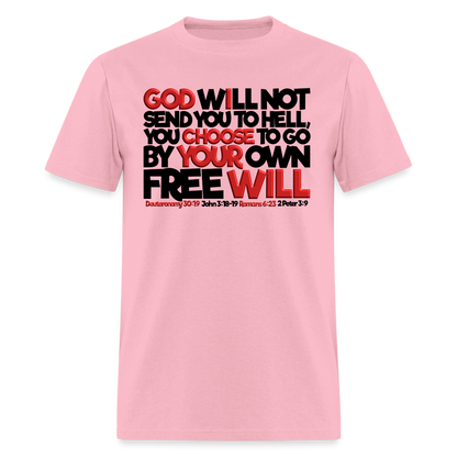 God Will Not Send You To Hell - pink