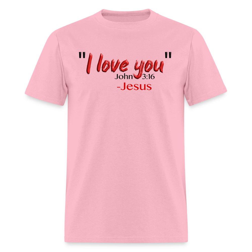 I Love You - pink
