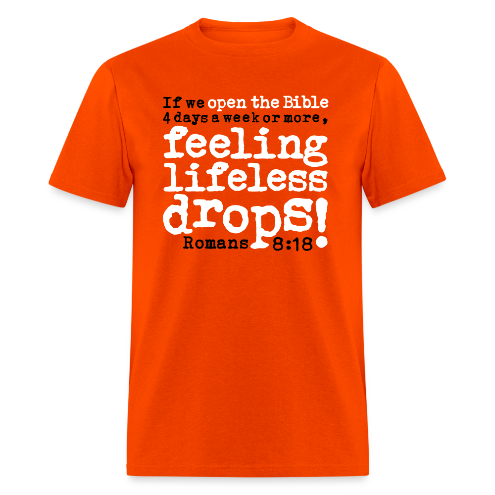 Open Bible Feeling Lifeless Drops - orange