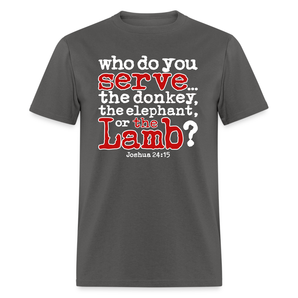 Donkey, Elephant, or Lamb - charcoal