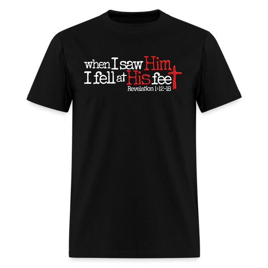 I Fell at His Feet - black